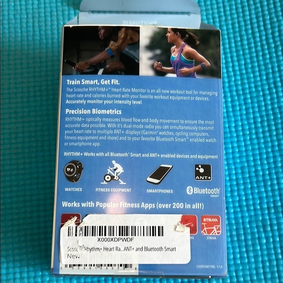 Scosche Rhythm+ Blue Armband Heart Rate Monitor - Picture 4 of 7